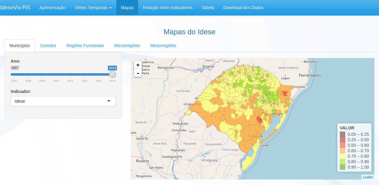 tela de Mapas