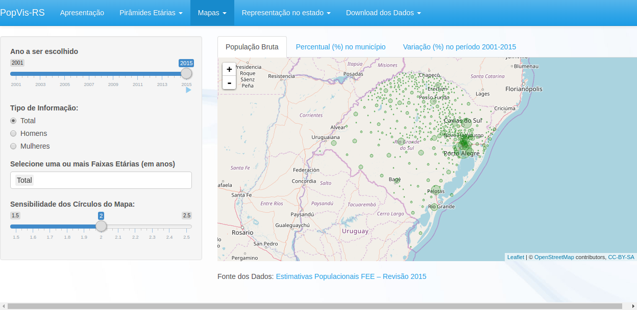 tela de Mapas